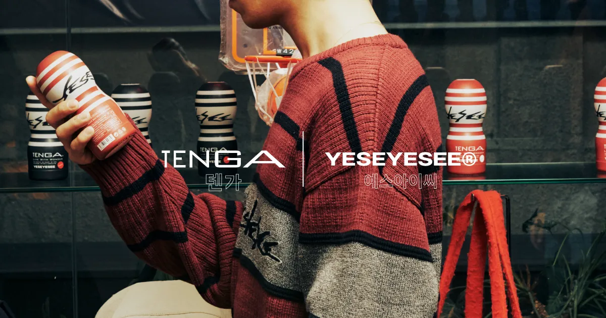 画像：TENGAとyeseyeseeのコラボ